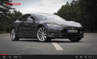 Tesla Model S takes on the Aston Martin Rapide S